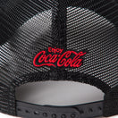 9FORTY A-Frame トラッカー Coca-Cola designed by Kosuke Kawamura ブラック | NEW ERA ニューエラ公式オンラインストア