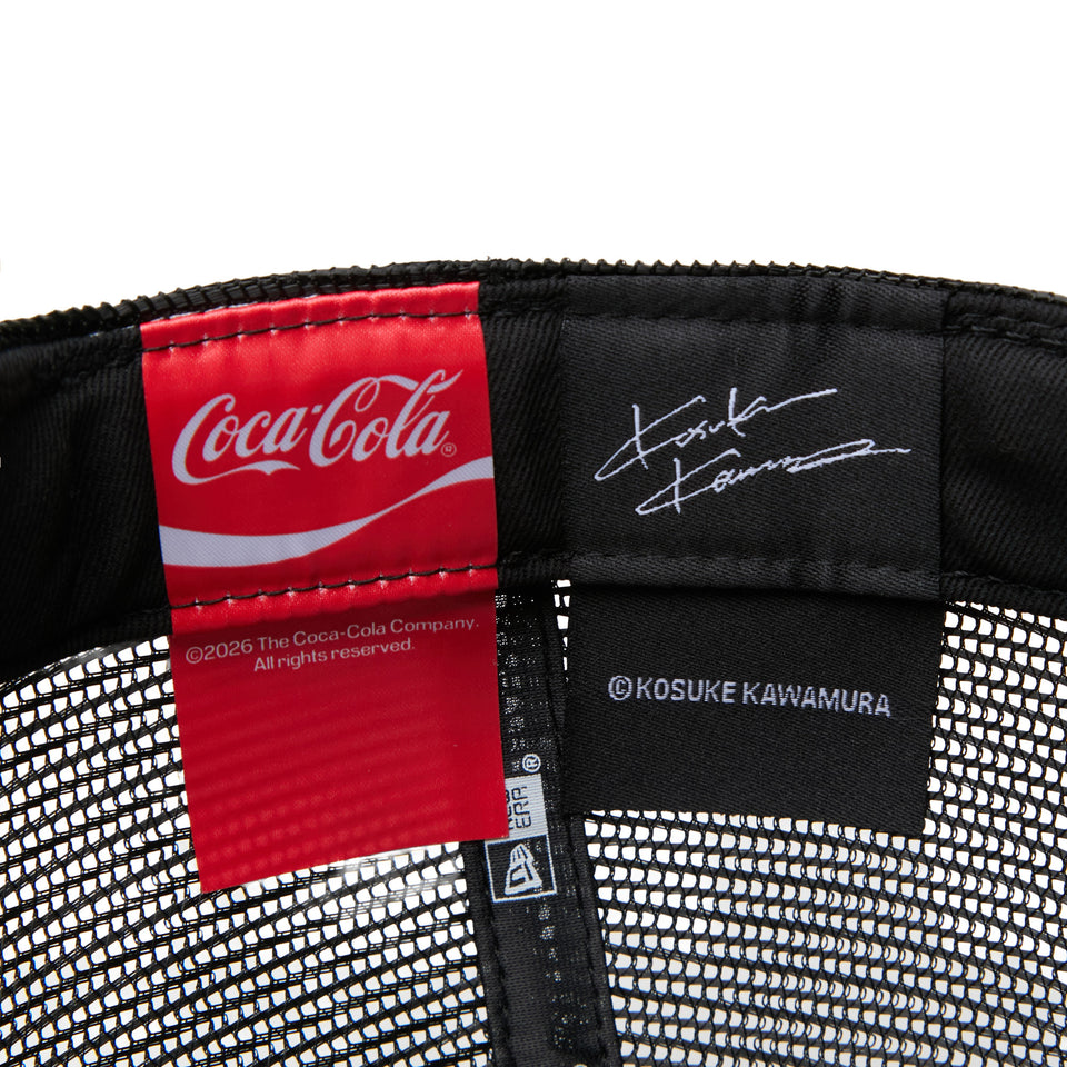 9FORTY A-Frame トラッカー Coca-Cola designed by Kosuke Kawamura ブラック | NEW ERA ニューエラ公式オンラインストア