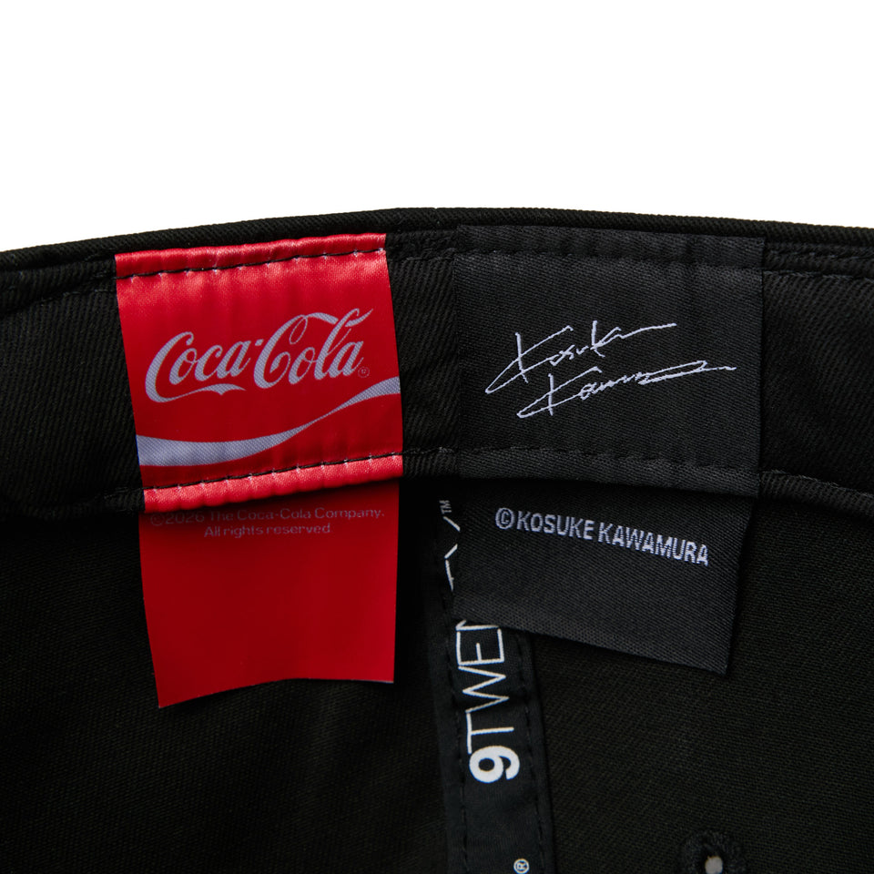 9TWENTY Coca-Cola designed by Kosuke Kawamura ブラック | NEW ERA ニューエラ公式オンラインストア