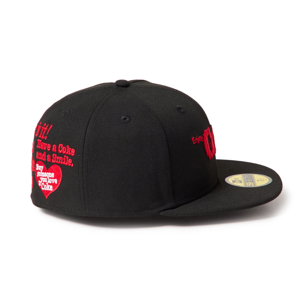 59FIFTY Coca-Cola designed by Kosuke Kawamura AO ブラック | NEW ERA ニューエラ公式オンラインストア