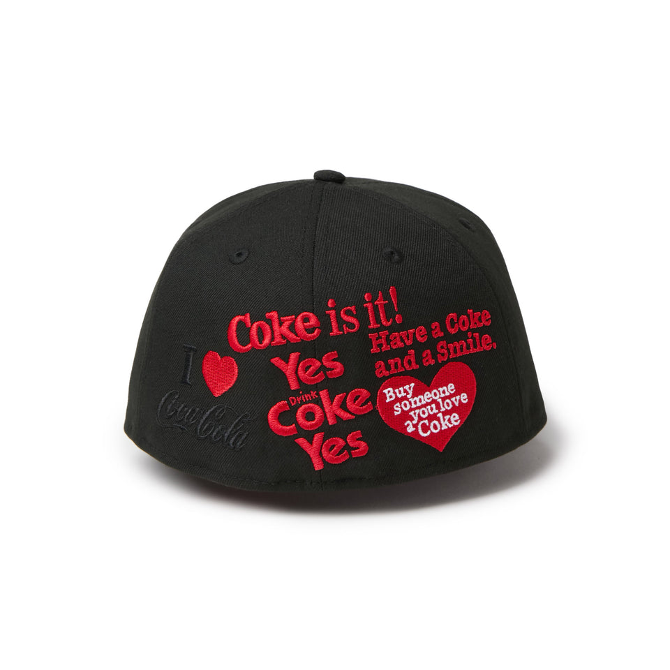 59FIFTY Coca-Cola designed by Kosuke Kawamura AO ブラック | NEW ERA ニューエラ公式オンラインストア