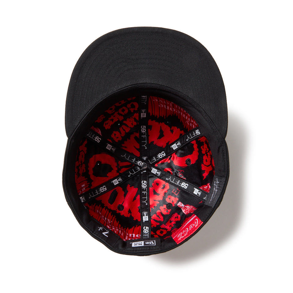 59FIFTY Coca-Cola designed by Kosuke Kawamura AO ブラック | NEW ERA ニューエラ公式オンラインストア