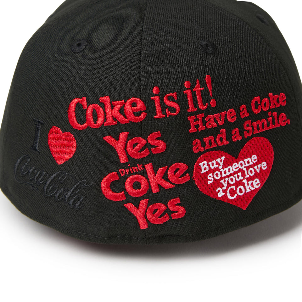 59FIFTY Coca-Cola designed by Kosuke Kawamura AO ブラック | NEW ERA ニューエラ公式オンラインストア
