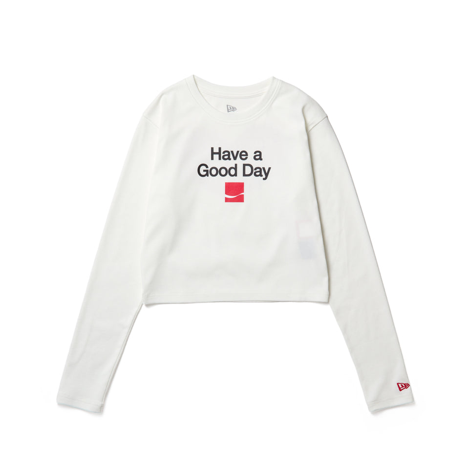 Women's 長袖 クロップド Tシャツ Coca-Cola designed by Kosuke Kawamura BH オフホワイト | NEW ERA ニューエラ公式オンラインストア