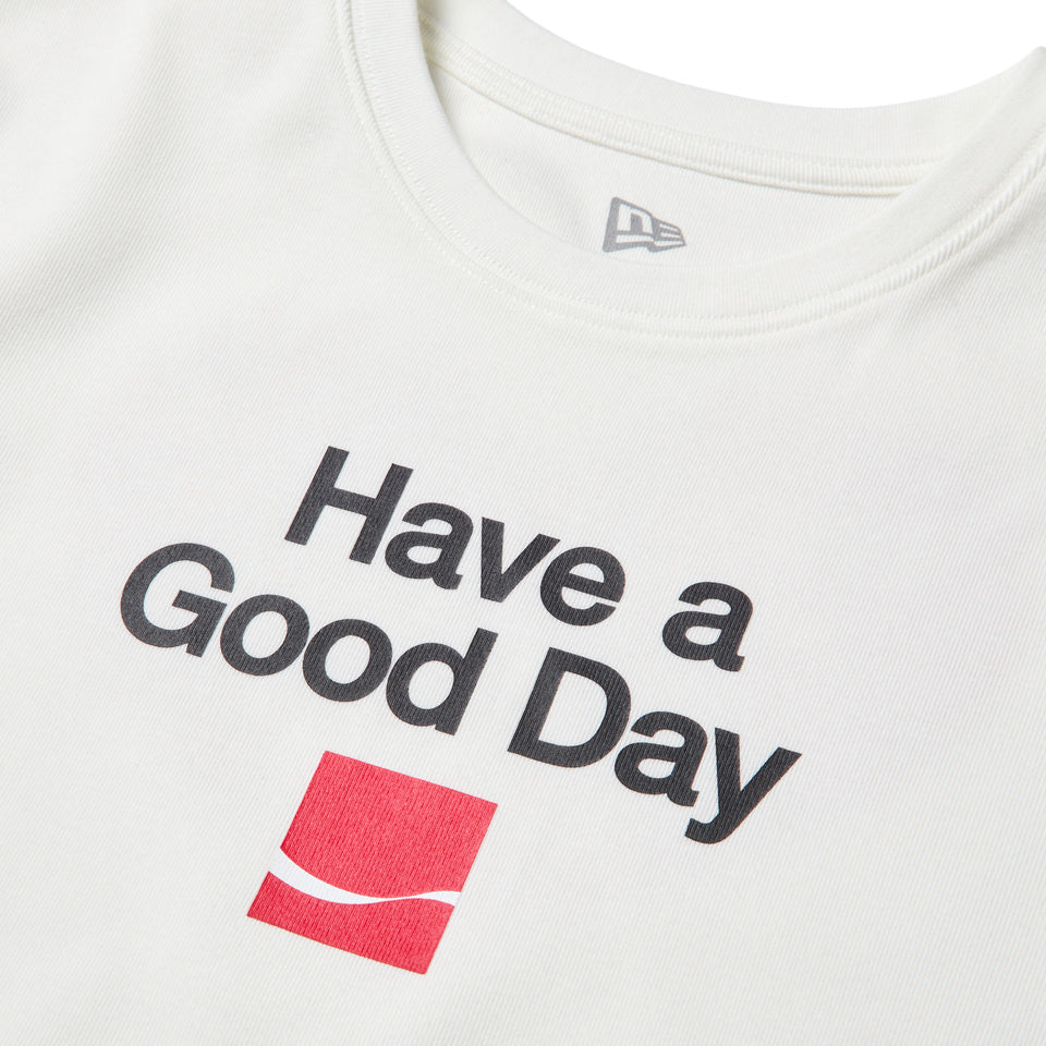 Women's 長袖 クロップド Tシャツ Coca-Cola designed by Kosuke Kawamura BH オフホワイト | NEW ERA ニューエラ公式オンラインストア