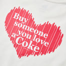 Women's 長袖 クロップド Tシャツ Coca-Cola designed by Kosuke Kawamura BH オフホワイト | NEW ERA ニューエラ公式オンラインストア