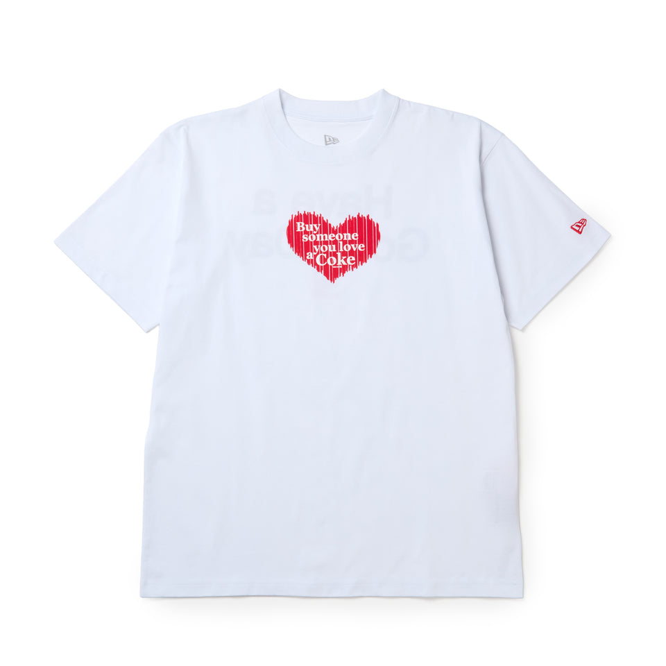 半袖 コットン Tシャツ Coca-Cola designed by Kosuke Kawamura BIGH ホワイト | NEW ERA ニューエラ公式オンラインストア