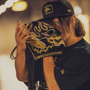 半袖 オーバーサイズド パフォーマンス Tシャツ 新日本プロレス エル・デスペラード ブラック