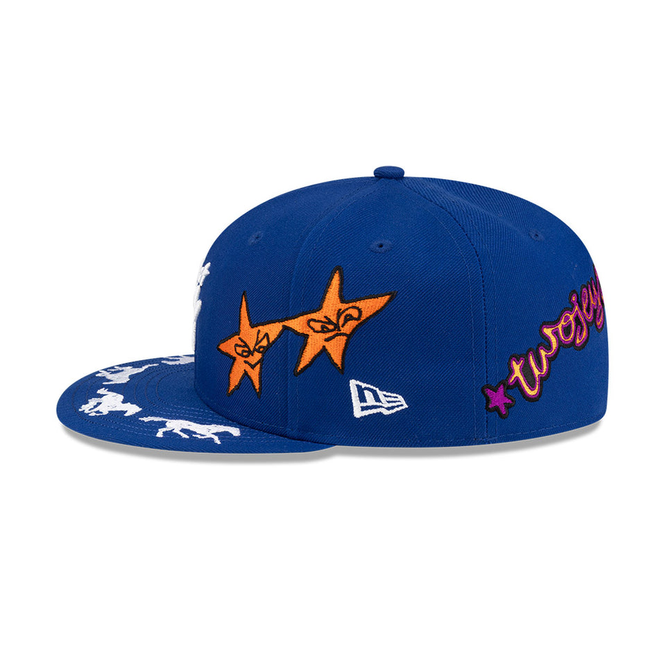 59FIFTY Twojeys エンブロイダリー ライトロイヤル