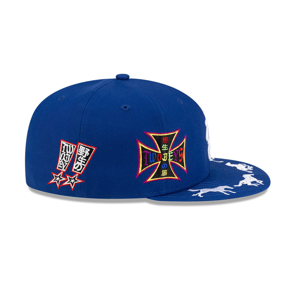 59FIFTY Twojeys エンブロイダリー ライトロイヤル