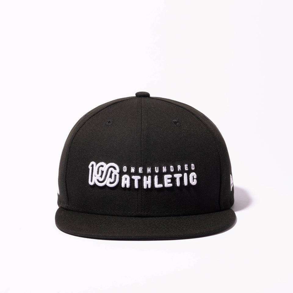 9FIFTY ONEHUNDRED ATHLETIC ブランドロゴ ブラック