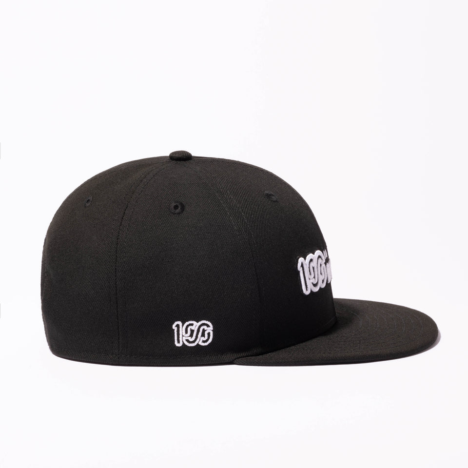9FIFTY ONEHUNDRED ATHLETIC ブランドロゴ ブラック