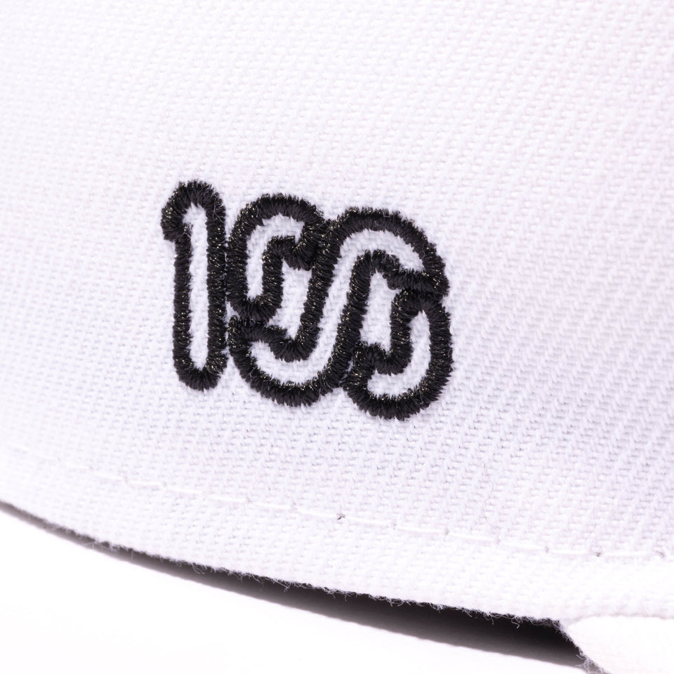 9FIFTY ONEHUNDRED ATHLETIC ブランドロゴ ホワイト