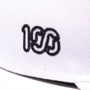 9FIFTY ONEHUNDRED ATHLETIC ブランドロゴ ホワイト