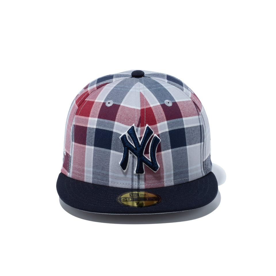 59FIFTY BLACK LABEL SS24 ニューヨーク・ヤンキース タータンチェック グレー