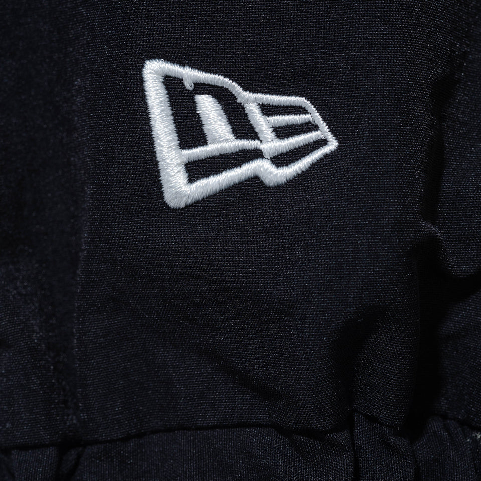 オーバーサイズド ナイロンプルオーバー BLACK LABEL SS24 ブラック