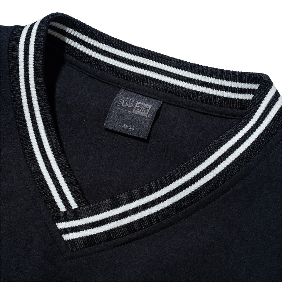 オーバーサイズド ナイロンプルオーバー BLACK LABEL SS24 ブラック