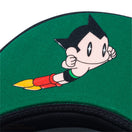 59FIFTY NEXT ATOM for the future Produced by #AAAA ASTROBOY エッセンシャルロゴ ブラック ケリーグリーンアンダーバイザー