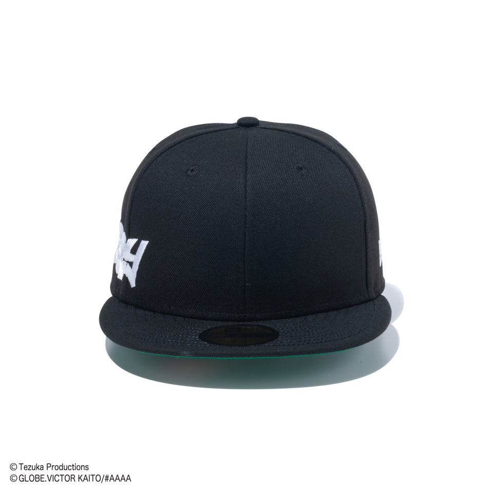 59FIFTY NEXT ATOM for the future Produced by #AAAA ASTROBOY エッセンシャルロゴ ブラック ケリーグリーンアンダーバイザー