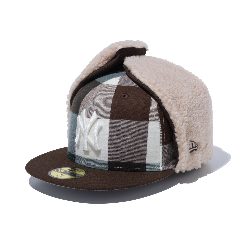 59FIFTY Dog Ear ドッグイヤー BLACK LABEL FW23 ニューヨーク・ヤンキース ダークグリーンチェック