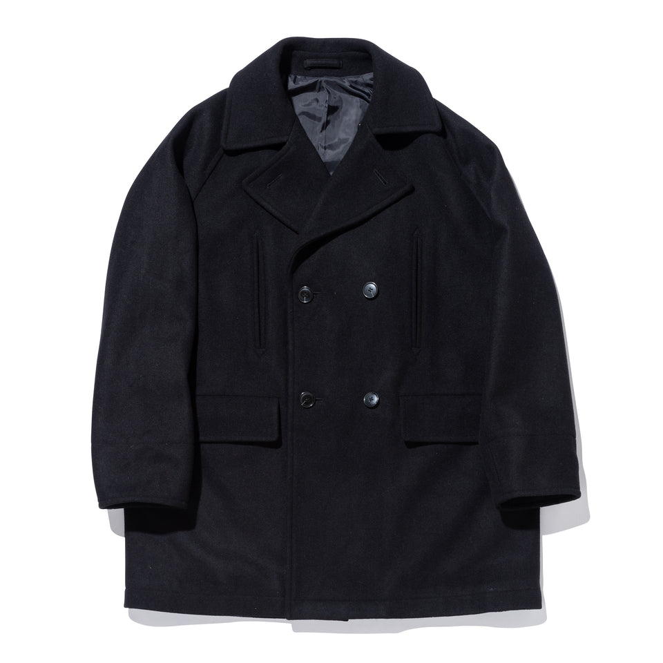 メルトン ピーコート BLACK LABEL FW23 ブラック