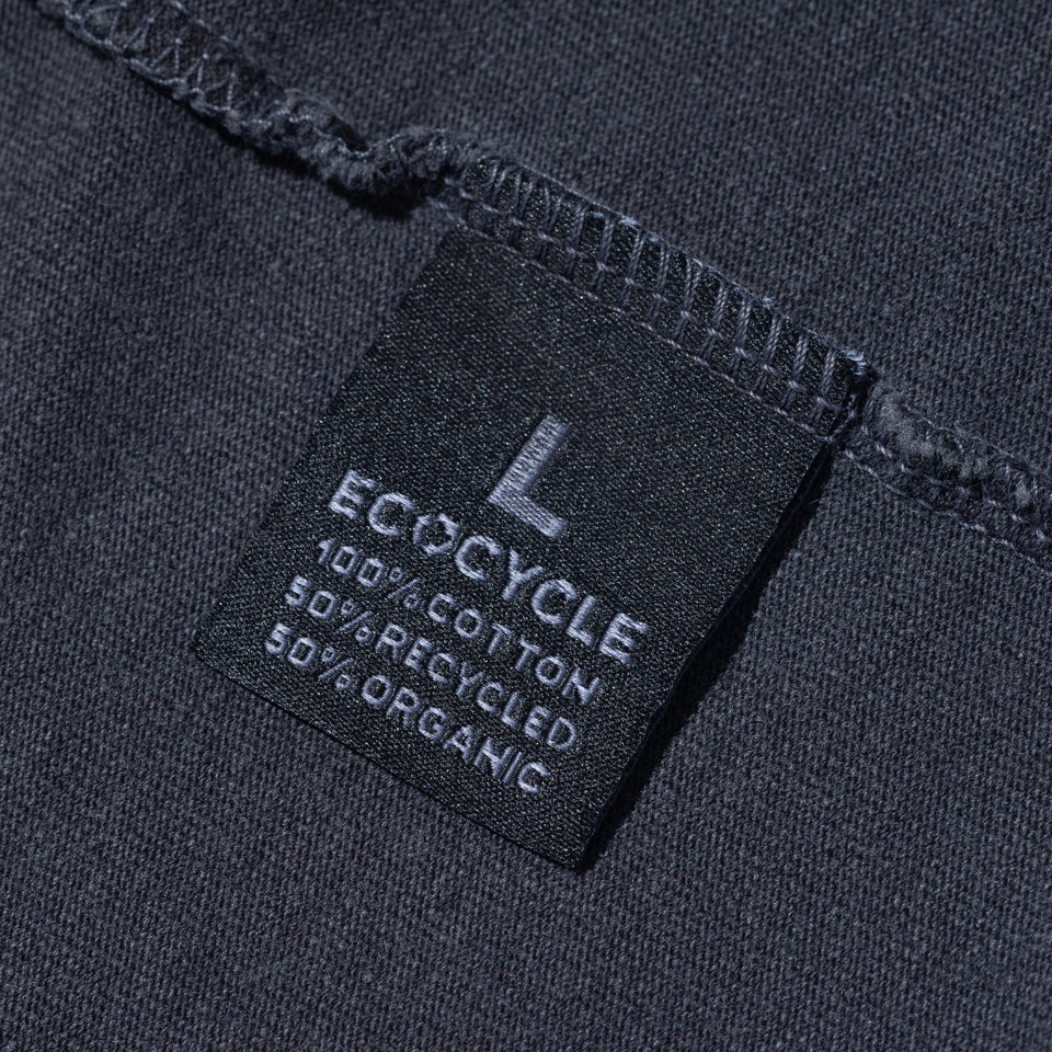 半袖 エコサイクル コットン Tシャツ BLACK LABEL SS23 NEW ERA ブラック