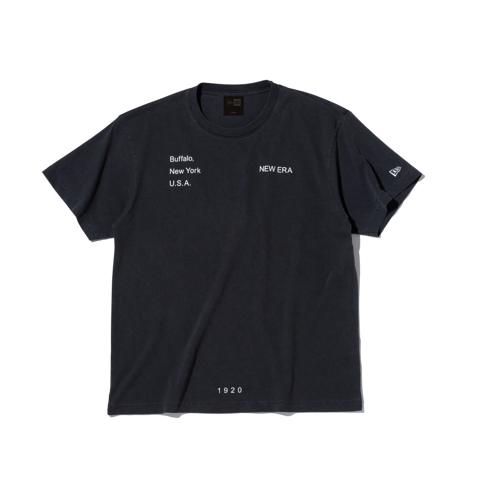 半袖 エコサイクル コットン Tシャツ BLACK LABEL SS23 マルチプリント ブラック