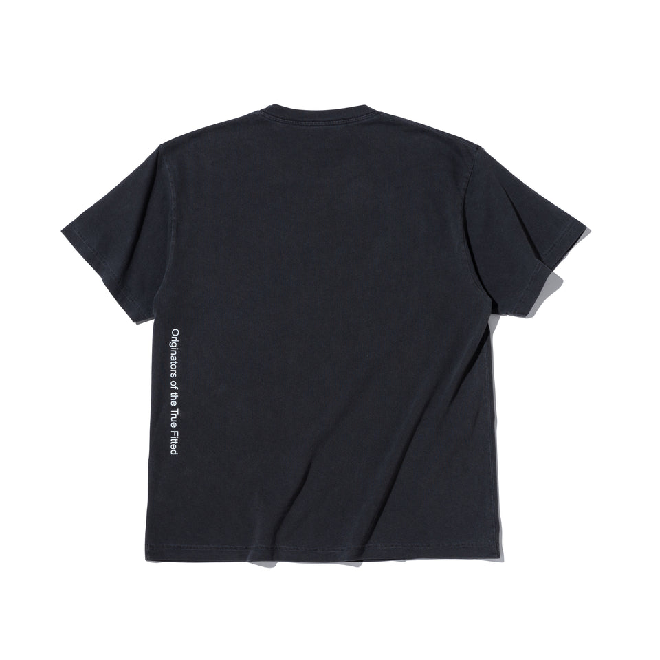半袖 エコサイクル コットン Tシャツ BLACK LABEL SS23 マルチプリント ブラック