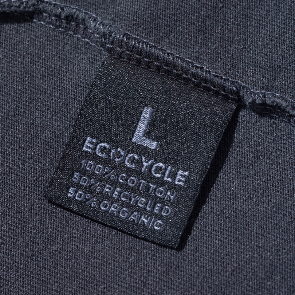 半袖 エコサイクル コットン Tシャツ BLACK LABEL SS23 マルチプリント ブラック