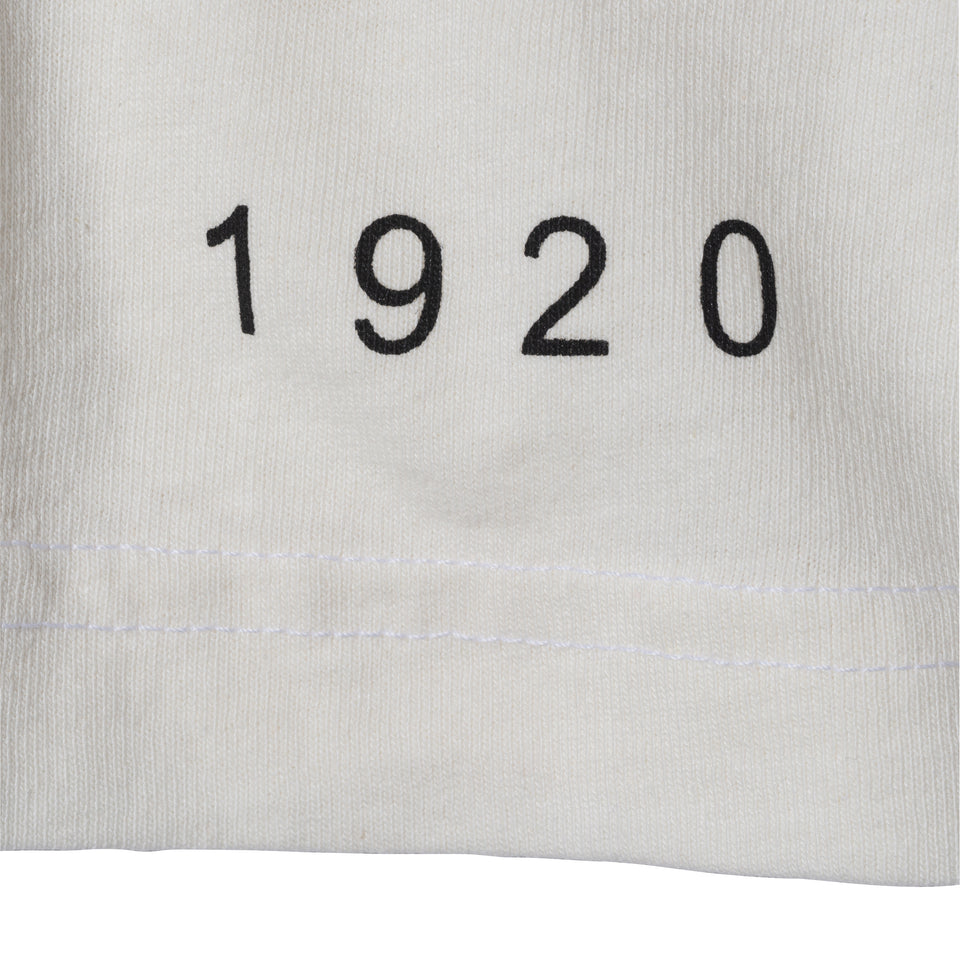 半袖 エコサイクル コットン Tシャツ BLACK LABEL SS23 マルチプリント オフホワイト