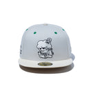 59FIFTY 麺㐂やしま 井上三太 クローム / アイボリー