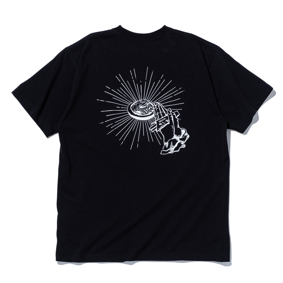 半袖 コットン Tシャツ 麺㐂やしま ブラック レギュラーフィット