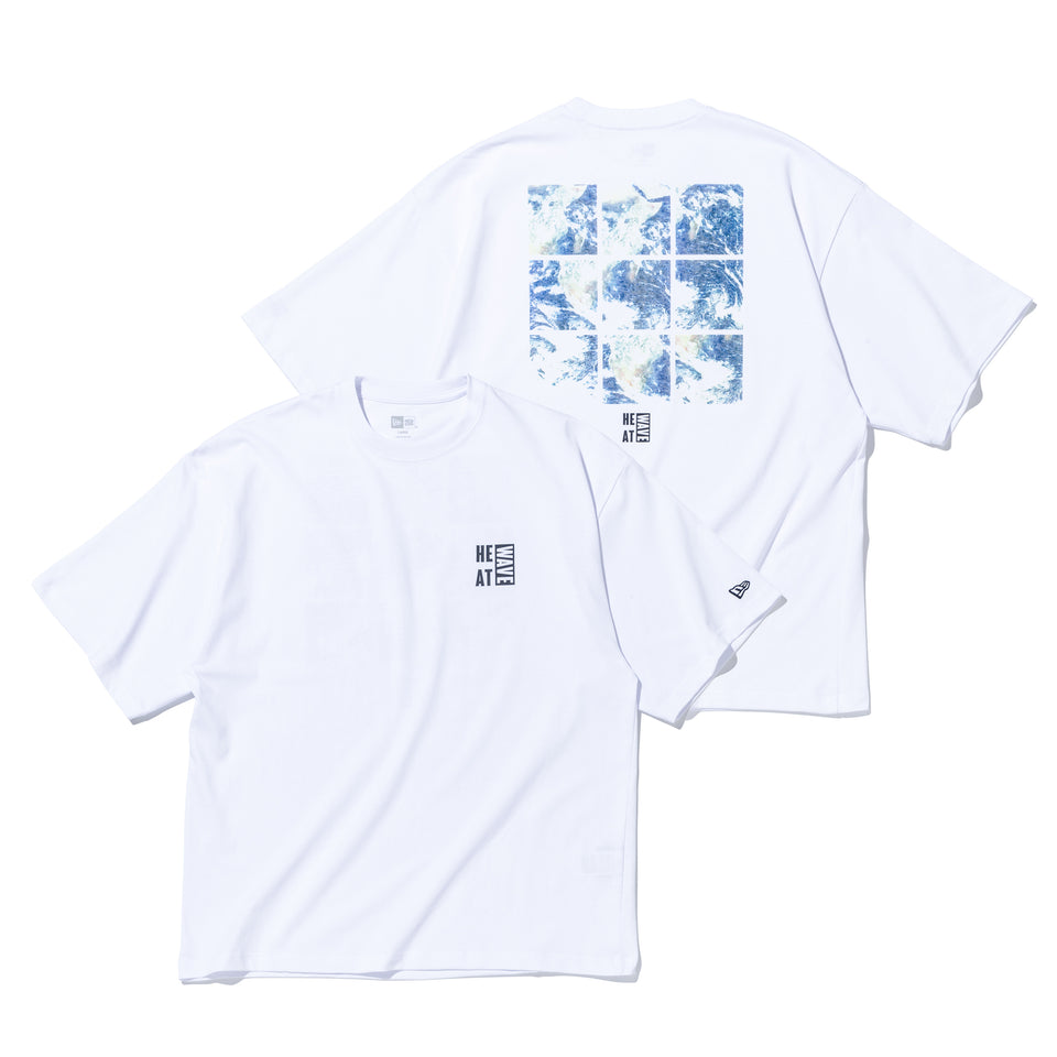 半袖 オーバーサイズド コットン Tシャツ Kosuke Kawamura 河村 康輔 HEAT WAVE ホワイト