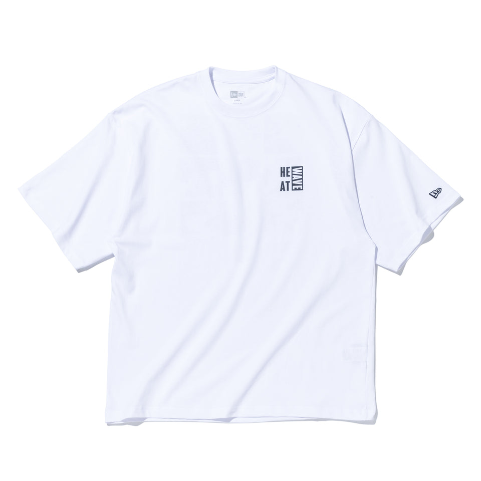 半袖 オーバーサイズド コットン Tシャツ Kosuke Kawamura 河村 康輔 HEAT WAVE ホワイト