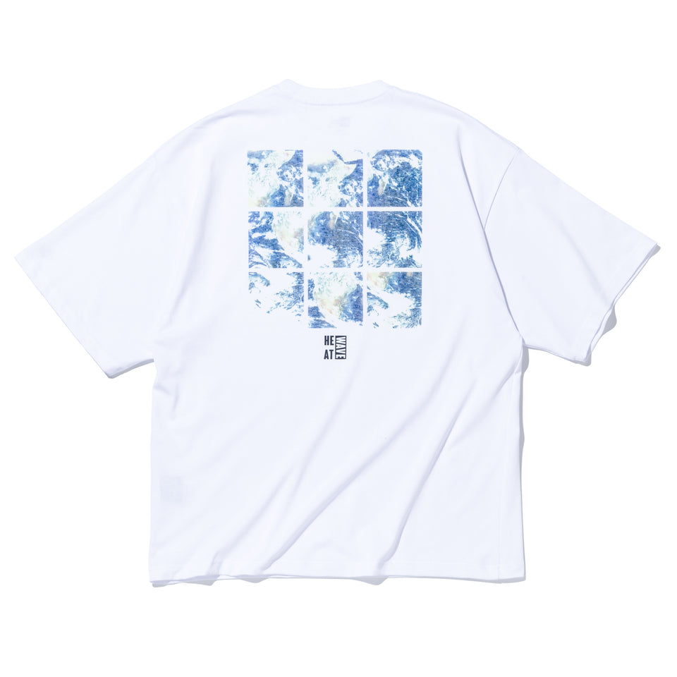 半袖 オーバーサイズド コットン Tシャツ Kosuke Kawamura 河村 康輔 HEAT WAVE ホワイト