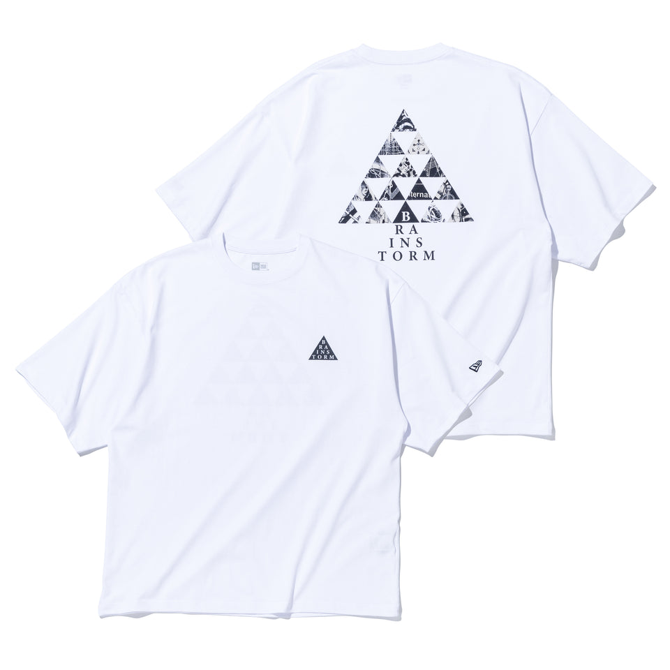 半袖 オーバーサイズド コットン Tシャツ Kosuke Kawamura 河村 康輔 BRAINSTORM ホワイト