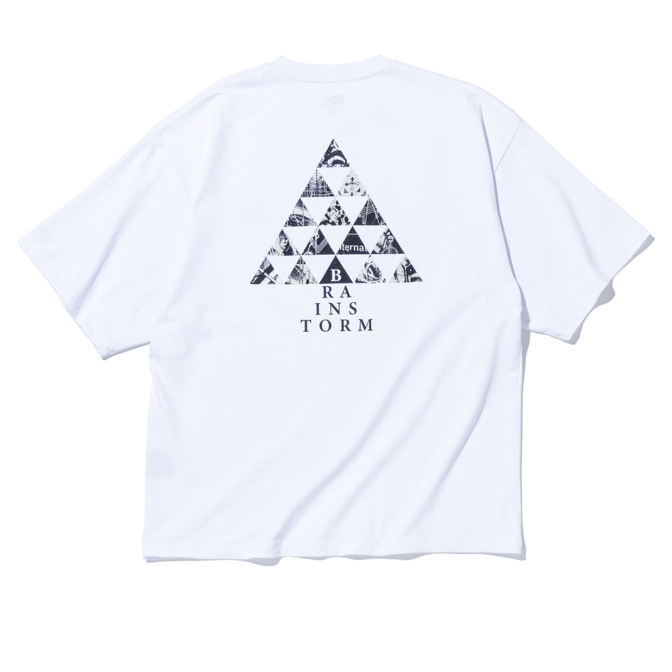 半袖 オーバーサイズド コットン Tシャツ Kosuke Kawamura 河村 康輔 BRAINSTORM ホワイト