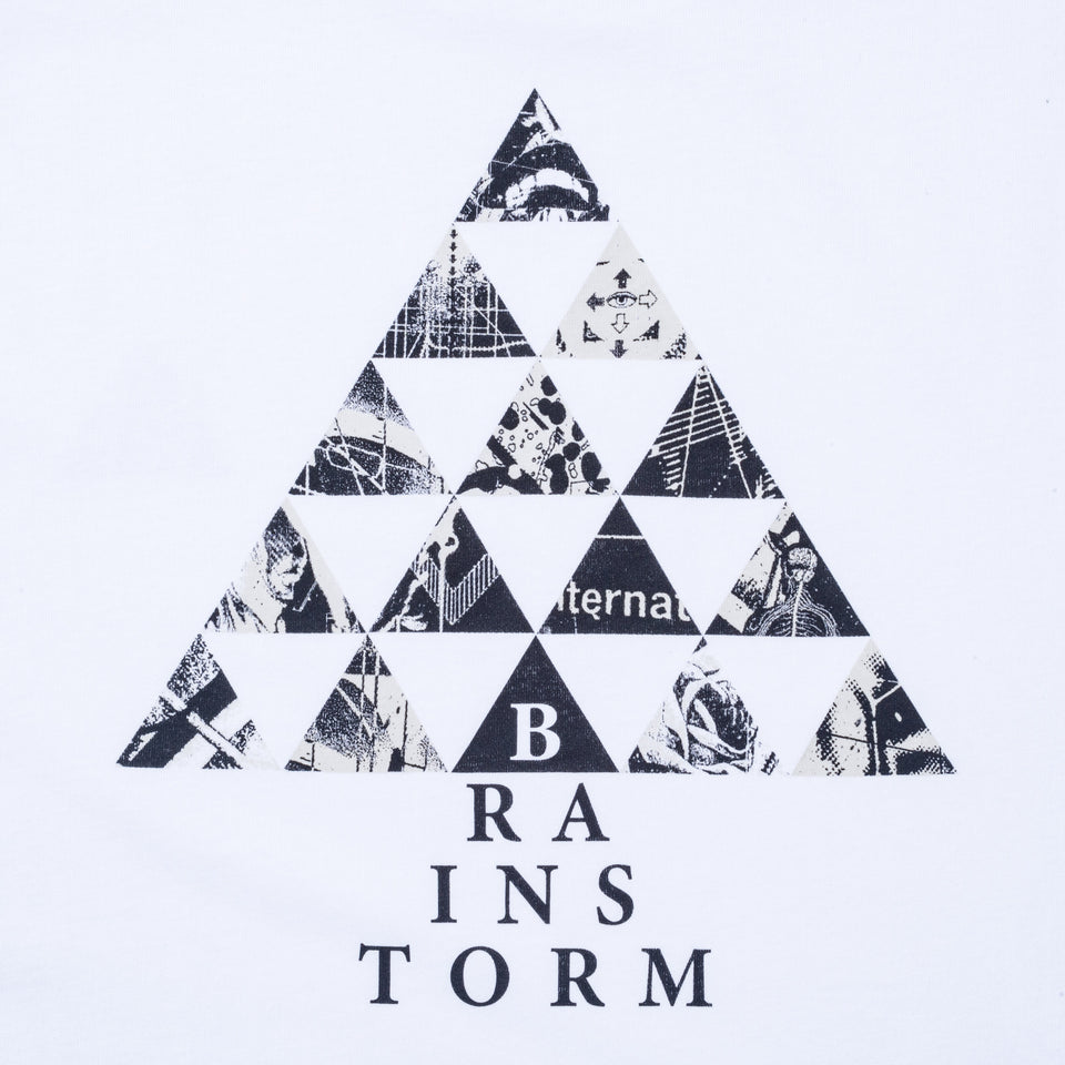 半袖 オーバーサイズド コットン Tシャツ Kosuke Kawamura 河村 康輔 BRAINSTORM ホワイト
