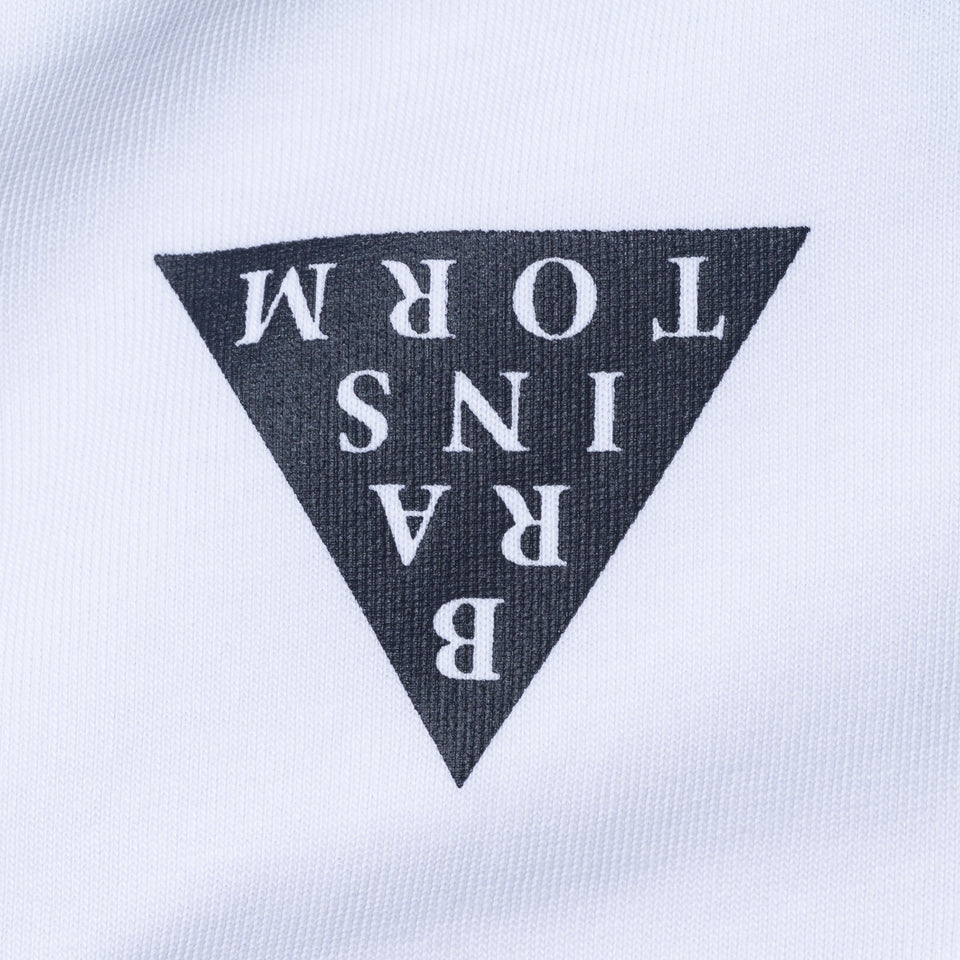 半袖 オーバーサイズド コットン Tシャツ Kosuke Kawamura 河村 康輔 BRAINSTORM ホワイト