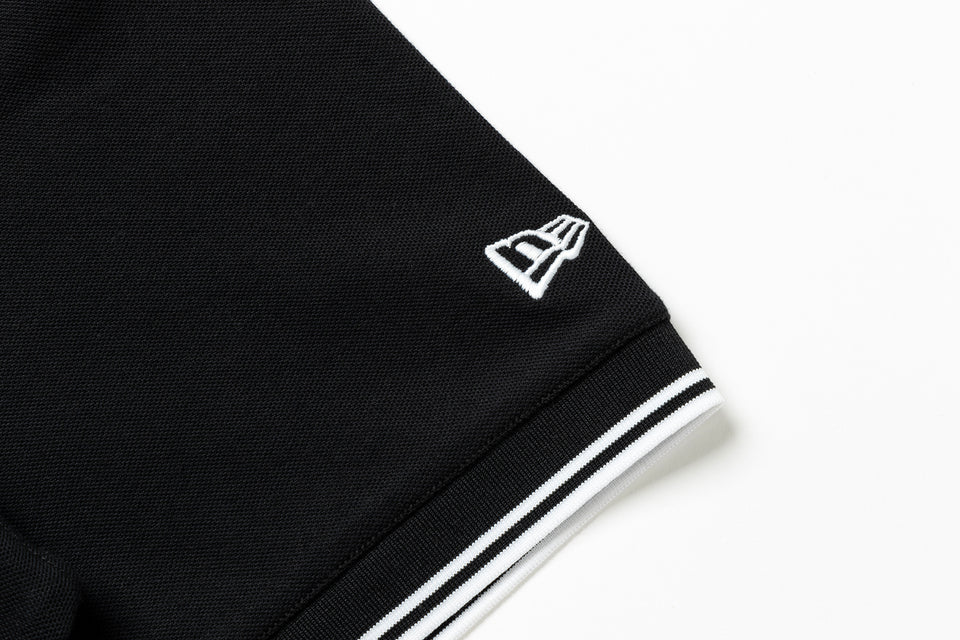 半袖 鹿の子 ポロシャツ mastermind JAPAN マスターマインド・ジャパン SS25 Skull Logo ブラック | ゴルフ