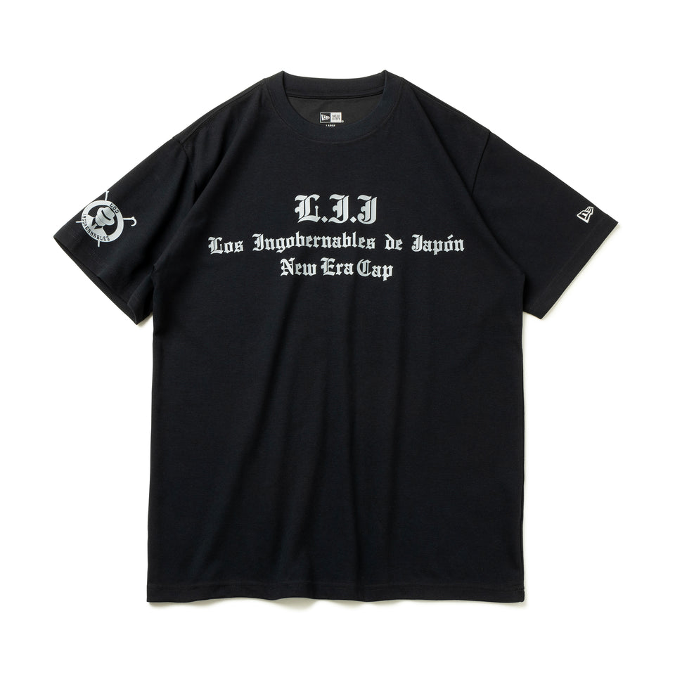 半袖 パフォーマンス Tシャツ 新日本プロレスリング Los Ingobernables de Japon ブラック レギュラーフィット