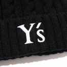 ローゲージ カフニット Y's SS24 ブラック
