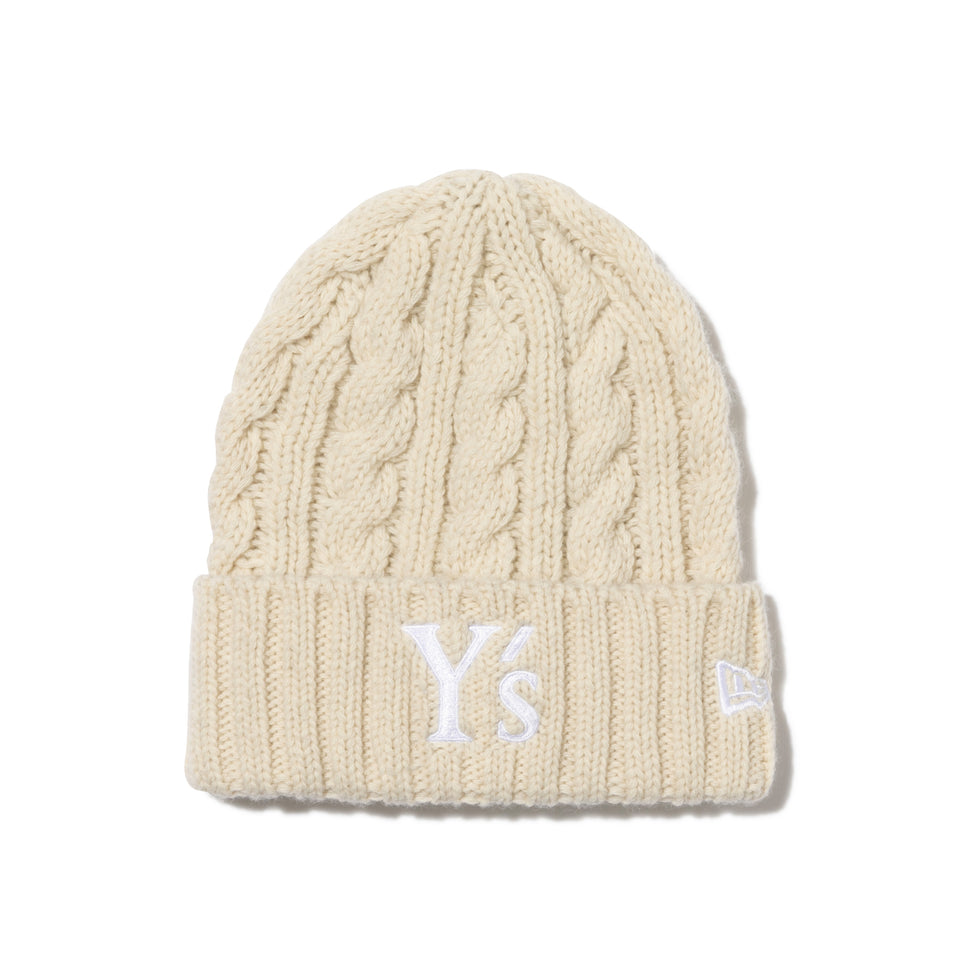 ローゲージ カフニット Y's SS24 アイボリー