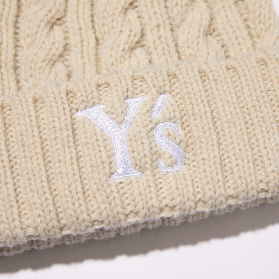 ローゲージ カフニット Y's SS24 アイボリー