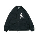 フィールド コーチジャケット Yohji Yamamoto FW23 シグネチャーロゴ Yモチーフ ブラック