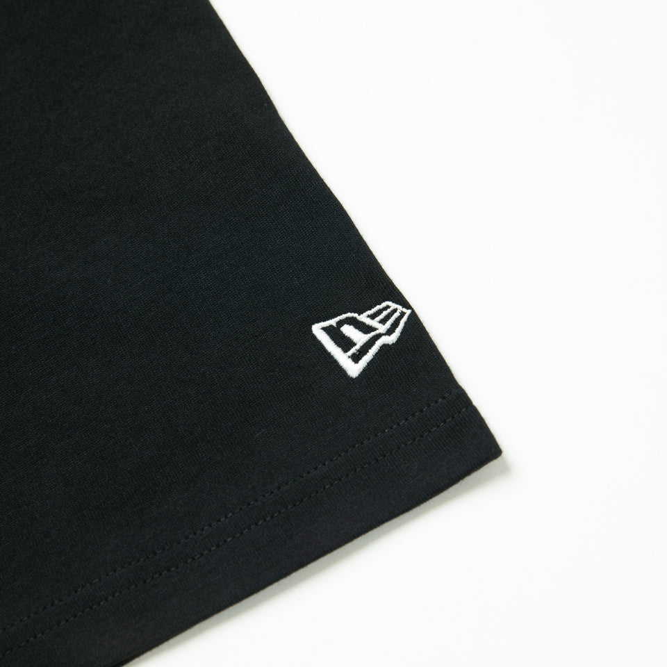 半袖 コットン Tシャツ Y's SS24 ブラック レギュラーフィット