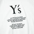 半袖 コットン Tシャツ Y's SS24 ホワイト レギュラーフィット