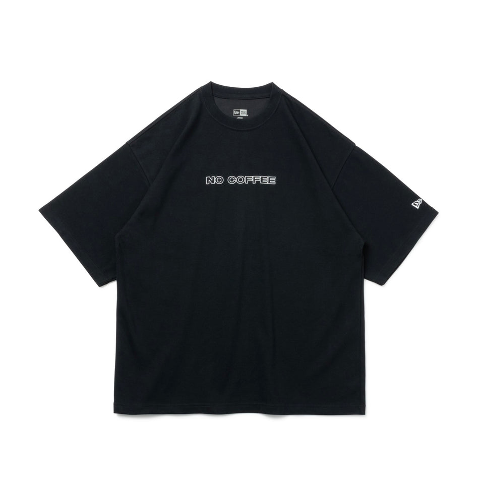 半袖 オーバーサイズド パフォーマンス Tシャツ NO COFFEE SS24 ブラック