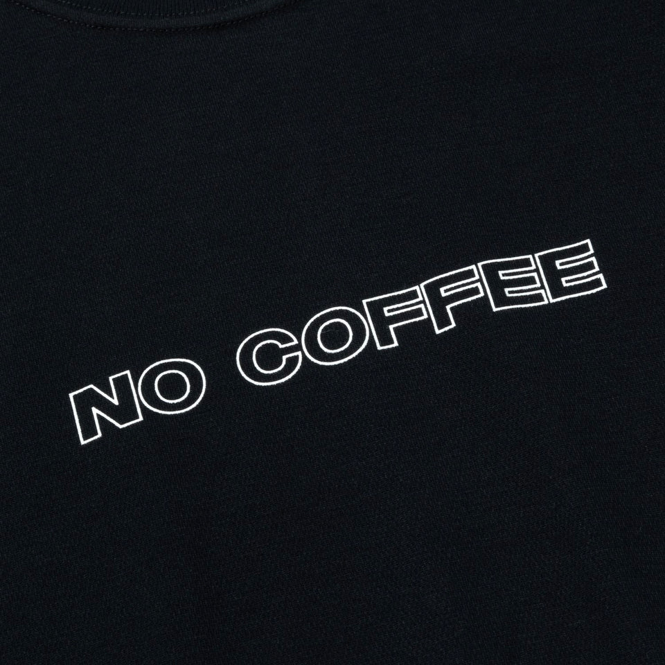 半袖 オーバーサイズド パフォーマンス Tシャツ NO COFFEE SS24 ブラック