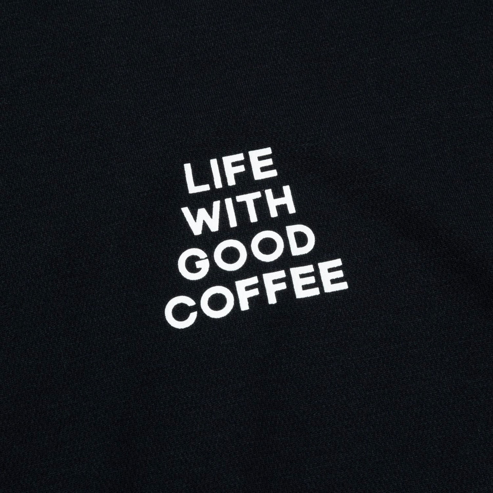 半袖 オーバーサイズド パフォーマンス Tシャツ NO COFFEE SS24 ブラック
